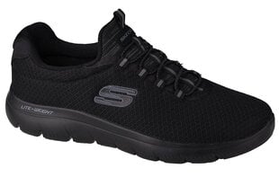 Мужские кеды Skechers Summits 52811-BBK, черные цена и информация | Кроссовки для мужчин | kaup24.ee