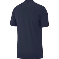 Спортивные футболки для мальчиков Nike Tee TM Club 19 SS JUNIOR AJ1548 451, синяя цена и информация | Рубашки для мальчиков | kaup24.ee