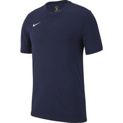 Спортивные футболки для мальчиков Nike Tee TM Club 19 SS JUNIOR AJ1548 451, синяя цена и информация | Рубашки для мальчиков | kaup24.ee