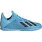 Poiste jalgpalli puutsad Adidas X 19.3 IN Jr F35354, helesinised hind ja info | Jalgpallijalatsid | kaup24.ee