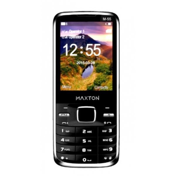 Mobiiltelefon Maxton M55, Must цена и информация | Telefonid | kaup24.ee