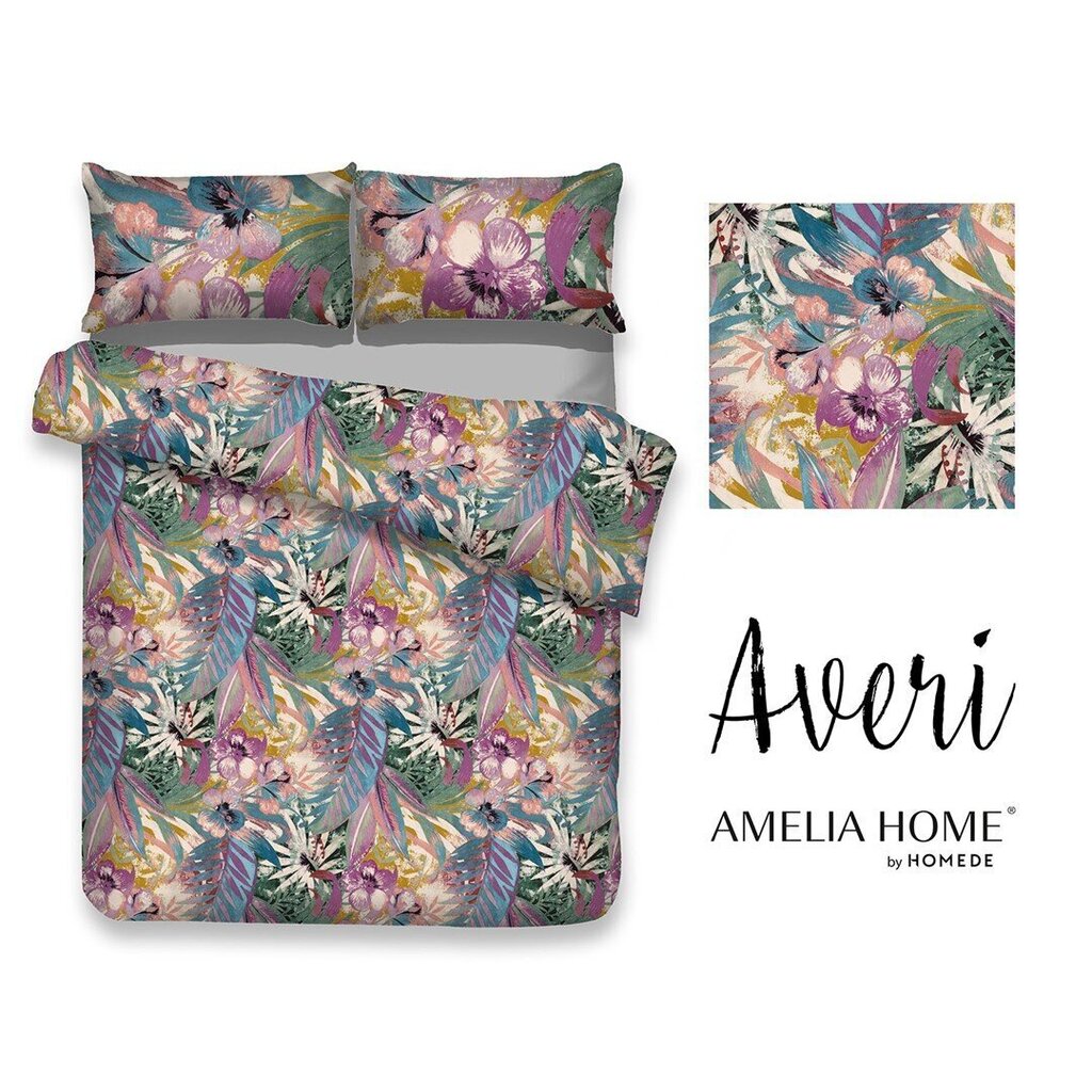 AmeliaHome voodipesukomplekt Averi Hawaii 160x200, 3-osaline цена и информация | Voodipesukomplektid | kaup24.ee