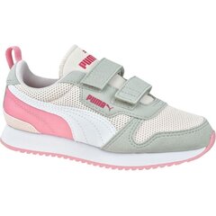 Кеды детские Puma R78 V PS Jr 373617 04, 59397, серый / розовый цена и информация | Детская спортивная обувь | kaup24.ee