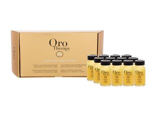 Oro Therapy Oro Puro Concentrated restructuring Illuminating lotion 12 * 10 мл kaina ir informacija | Маски, масла, сыворотки | kaup24.ee