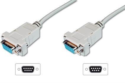 Assmann AK-610100-018-E, DB9, 1.8 m hind ja info | Kaablid ja juhtmed | kaup24.ee