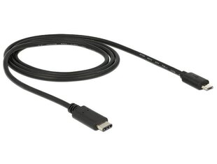 Delock 83602, USB-C/Micro USB, 1 m цена и информация | Кабели и провода | kaup24.ee