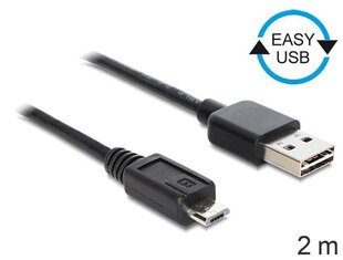 Delock 83367, Easy USB-A/Micro USB, 2 м цена и информация | Кабели и провода | kaup24.ee