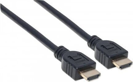 Toetab HDMI Etherneti kanalit Manhattan HDMI/HDMI V2.0 M/M 3D4K CL3 5M цена и информация | Kaablid ja juhtmed | kaup24.ee