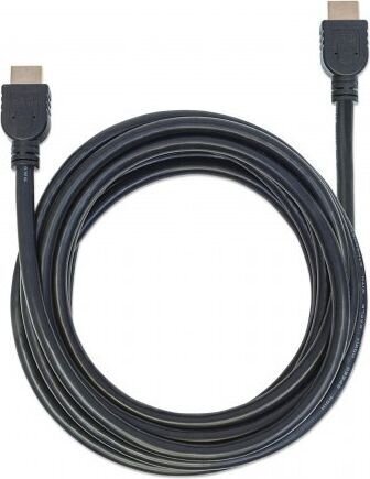 Toetab HDMI Etherneti kanalit Manhattan HDMI/HDMI V2.0 M/M 3D4K CL3 5M цена и информация | Kaablid ja juhtmed | kaup24.ee