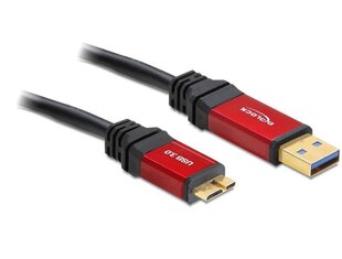 Delock 82762, UBS-A/Micro USB-B, 3 m hind ja info | Kaablid ja juhtmed | kaup24.ee