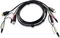 Aten 2L-7D02UH, DVI/USB, 2 м цена и информация | Кабели и провода | kaup24.ee