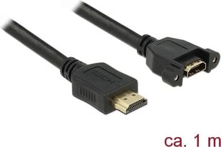 Delock 85102, HDMI, 1 m цена и информация | Кабели и провода | kaup24.ee