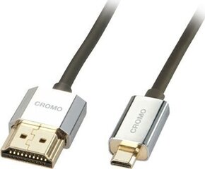 Lindy 41682, HDMI/Micro HDMI, 2 м цена и информация | Кабели и провода | kaup24.ee