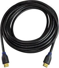 HDMI Kaabel Ethernetiga LogiLink CH0061 Must 1 m hind ja info | Kaablid ja juhtmed | kaup24.ee