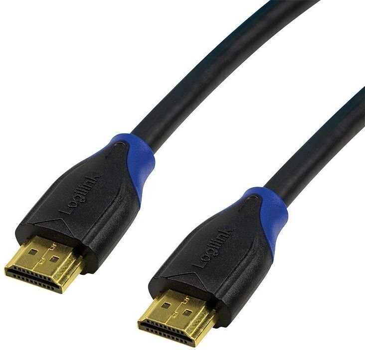 HDMI Kaabel Ethernetiga LogiLink CH0064 Must 5 m hind ja info | Kaablid ja juhtmed | kaup24.ee
