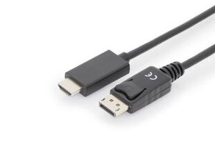 Assmann AK-340303-030-S, HDMI/DP, 3 m цена и информация | Кабели и провода | kaup24.ee