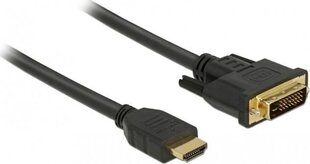 Delock 85652, HDMI/DVI-D, 1 м цена и информация | Кабели и провода | kaup24.ee