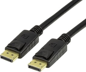 DisplayPort Kaabel LogiLink 3 m Must hind ja info | Kaablid ja juhtmed | kaup24.ee