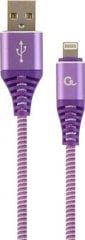 Kaabel Gembird USB isane – Apple Lightning isane, 2 m, lilla hind ja info | Kaablid ja juhtmed | kaup24.ee