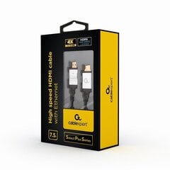 Gembird CCB-HDMIL-7.5M, HDMI, 7.5 м цена и информация | Кабели и провода | kaup24.ee