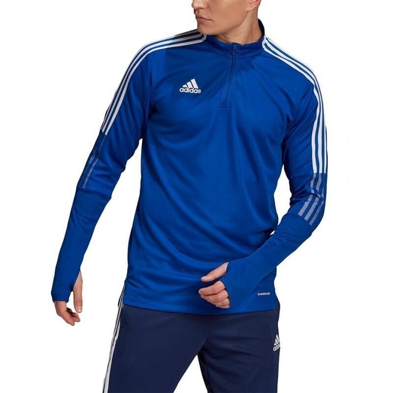 Meeste dressipluus Adidas Tiro 21 M GH7302, sinine цена и информация | Meeste pusad | kaup24.ee