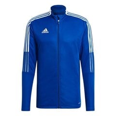 Джемпер мужской Adidas Tiro 21 Track M GM7320, синий цена и информация | Мужские толстовки | kaup24.ee