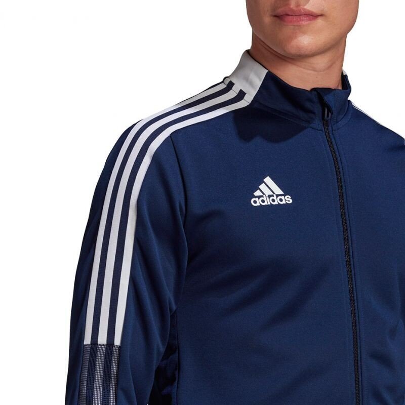 Meeste dressipluus Adidas Tiro 21 Track M GH4474, sinine hind ja info | Meeste pusad | kaup24.ee