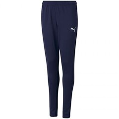 Laste dressipüksid Puma team Rise Poly Training Pants Junior 657391 0, sinine hind ja info | Poiste püksid | kaup24.ee