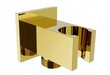 Varjatud duši- ja vannikomplekt termostaadiga Mexen Cube 7in1, 30x30 cm, Gold hind ja info | Komplektid ja dušipaneelid | kaup24.ee