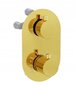 Varjatud dušikomplekt termostaadiga Mexen Kai 6in1, 30 cm, Gold hind ja info | Komplektid ja dušipaneelid | kaup24.ee