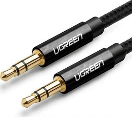 Ugreen UGR648BLK, mini Jack 3.5 mm, 1 m hind ja info | Kaablid ja juhtmed | kaup24.ee