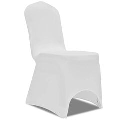 Чехлы для стульев, 100 шт., белые цена и информация | Чехлы для мебели | kaup24.ee