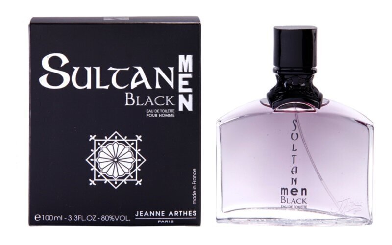 Tualettvesi Jeanne Arthes Sultane Men Black EDT meestele 100 ml цена и информация | Meeste parfüümid | kaup24.ee