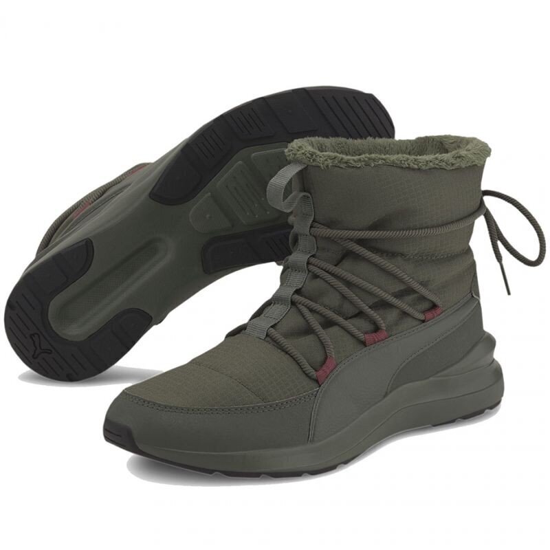 Naiste talvesaapad Puma Adela Winter Boot Thyme W 369862 05, roheline цена и информация | Naiste spordi- ja vabaajajalatsid | kaup24.ee