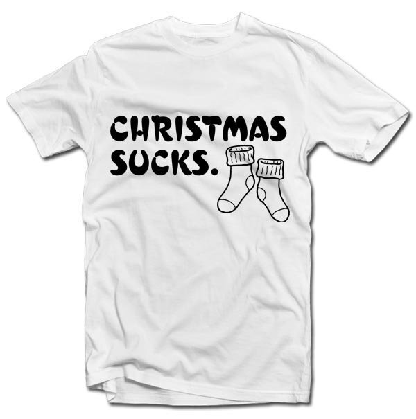 T-särk "Christmas Sucks" hind ja info | Naljakad kingitused | kaup24.ee