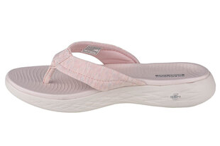 Шлепанцы женские Skechers on the GO 600-Sunbathe 140000-LTPK, розовые цена и информация | Шлепанцы, тапочки для женщин | kaup24.ee