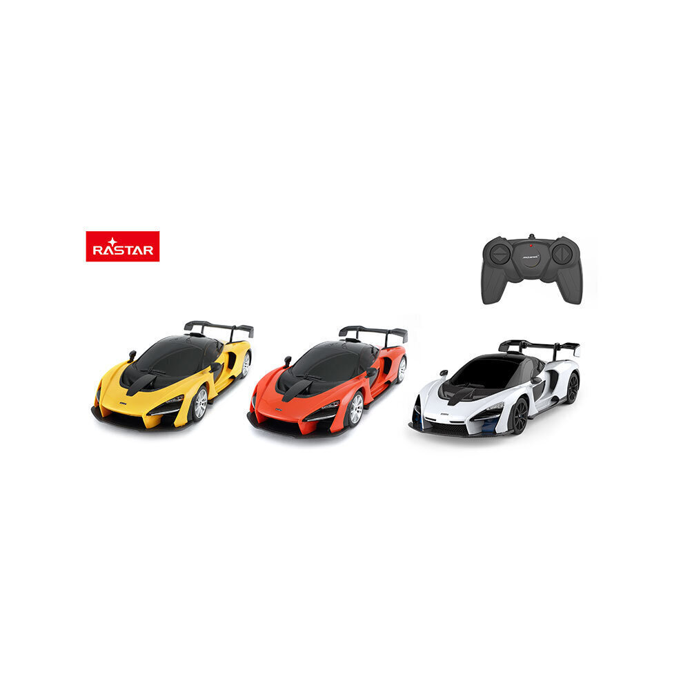 Raadio teel juhitav mudelauto Rastar 1:24 McLaren Senna, 96700 hind ja info | Poiste mänguasjad | kaup24.ee