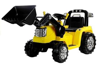 Электрический трактор-экскаватор ZP1005, желтый цена и информация | Электромобили для детей | kaup24.ee