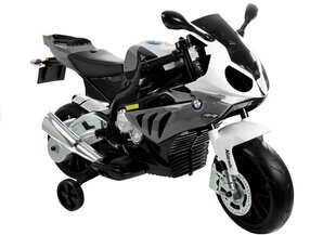 Электрический детский мотоцикл BMW S1000RR, серебристый цена и информация | Электромобили для детей | kaup24.ee