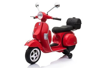 Электрический детский мотоцикл Vespa, красный цена и информация | Электромобили для детей | kaup24.ee