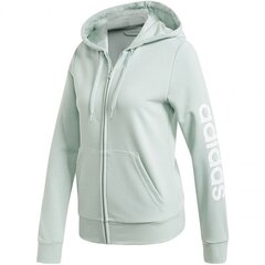 Naiste dressipluus Adidas Essentials Linear, roheline цена и информация | Женские толстовки | kaup24.ee