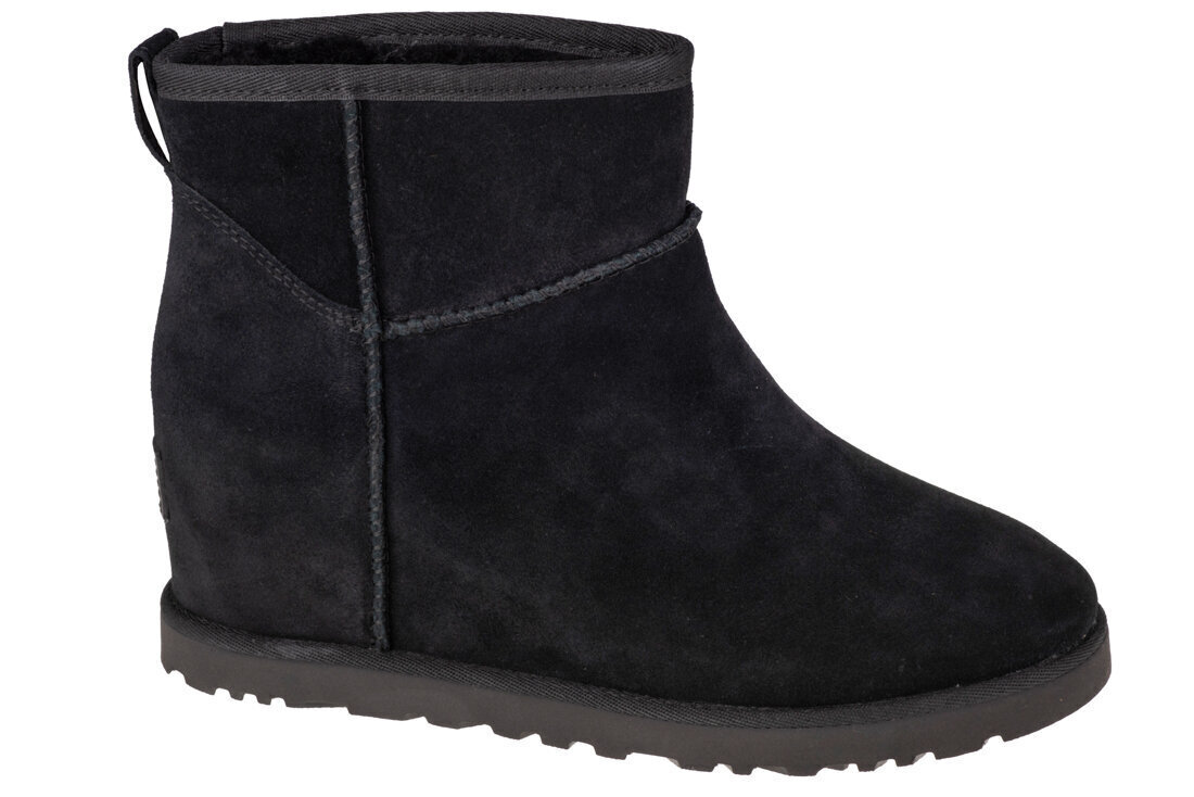 Saapad naistele UGG Classic Femme Mini 1104609-BLK hind ja info | Naiste saapad | kaup24.ee