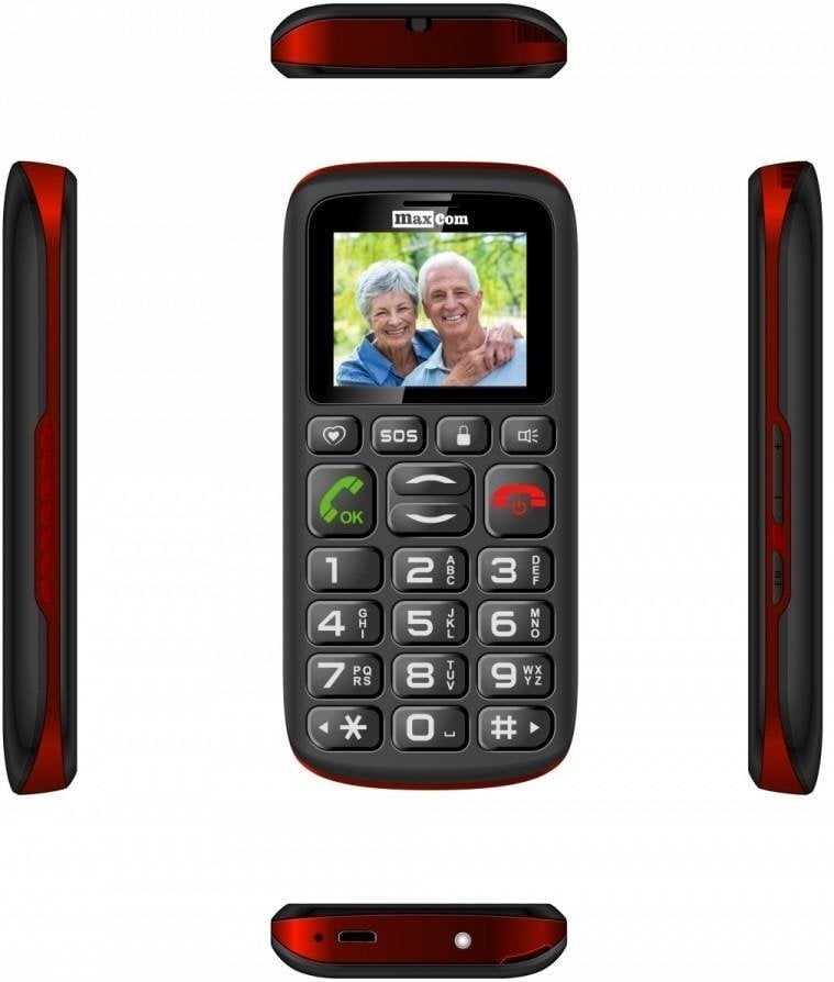 Mobiiltelefon Maxcom MM428BB, must цена и информация | Telefonid | kaup24.ee