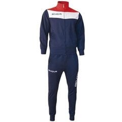 Спортивный костюм мужской Givova Tuta Campo TR024 0412, синий цена и информация | Мужская спортивная одежда | kaup24.ee