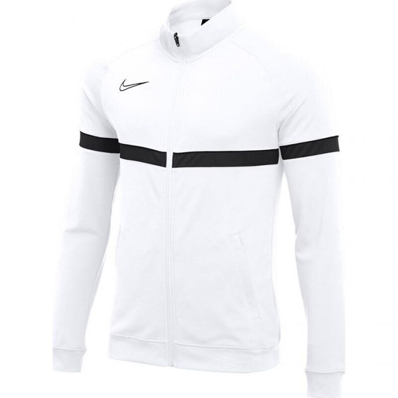 Meeste dressipluus Nike Dri-FIT Academy 21 Knit Track M CW6113 100, valge цена и информация | Meeste pusad | kaup24.ee