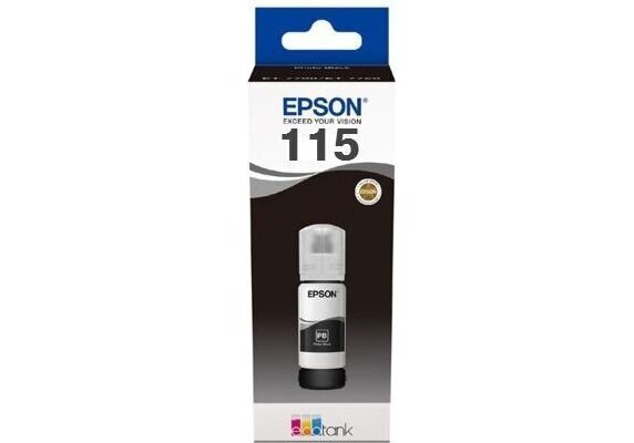 Epson 115 ECOTANK Ink Bottle, Black цена и информация | Tindiprinteri kassetid | kaup24.ee