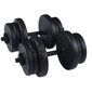 Muutuva kaaluga raskused SportVida 2in1 Gym & Fitness,2x10 kg hind ja info | Hantlid, kangid, raskused | kaup24.ee