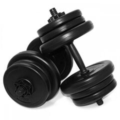 Muutuva kaaluga raskused SportVida 2in1 Gym & Fitness,2x10 kg цена и информация | Гантели, гири, штанги | kaup24.ee