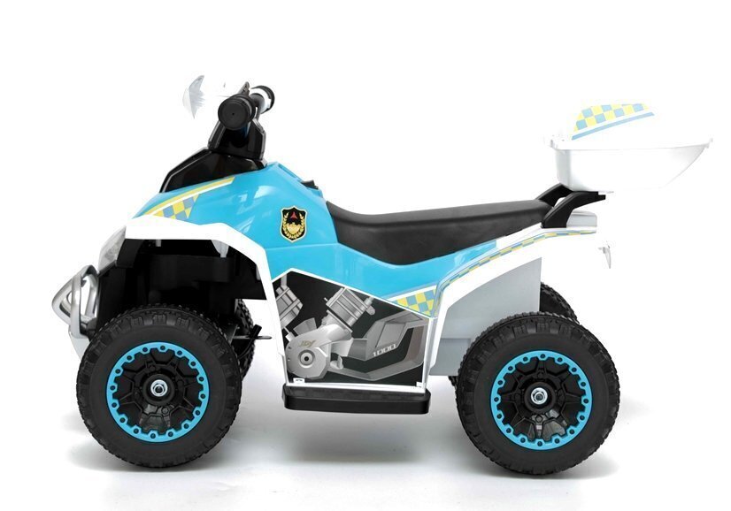 Elektriline atv lastele Quad GTS1188-A Police, valge hind ja info | Laste elektriautod | kaup24.ee