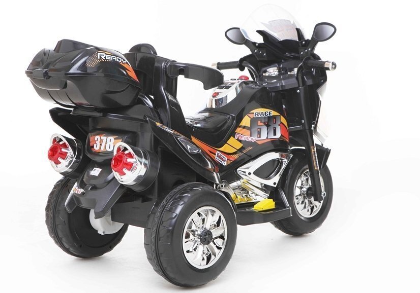 Elektriline mootorratas lastele PB378, must hind ja info | Laste elektriautod | kaup24.ee